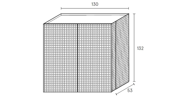 Шкаф из МДФ с распашными дверцами ALBEDO Alfama ARCH-00145884 - Вид №19