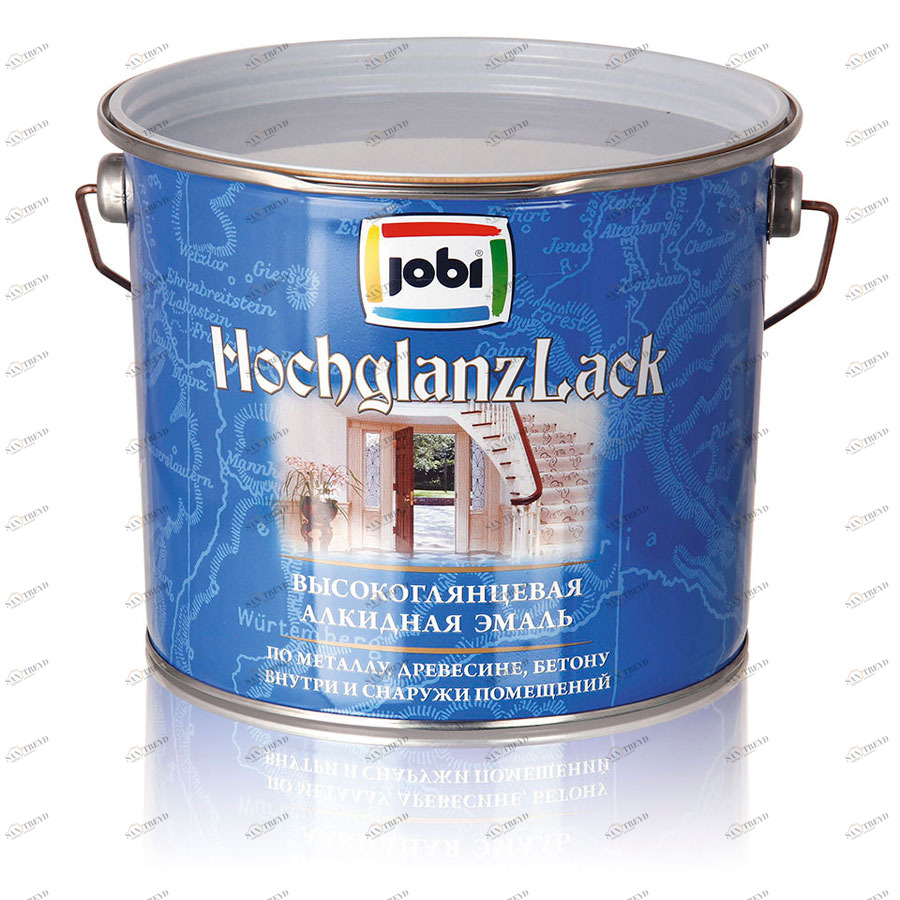 Эмаль Jobi HochglanzLack (ХохгланцЛак) 2,7л белая "БАЗА A" 5861