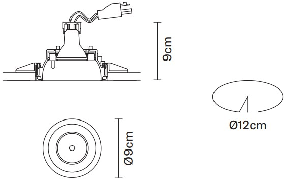 Fabbian Встраиваемый металлический точечный светильник Tools sun-id-1403253 - Вид №12