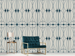 Моющиеся нетканые обои с рисунком