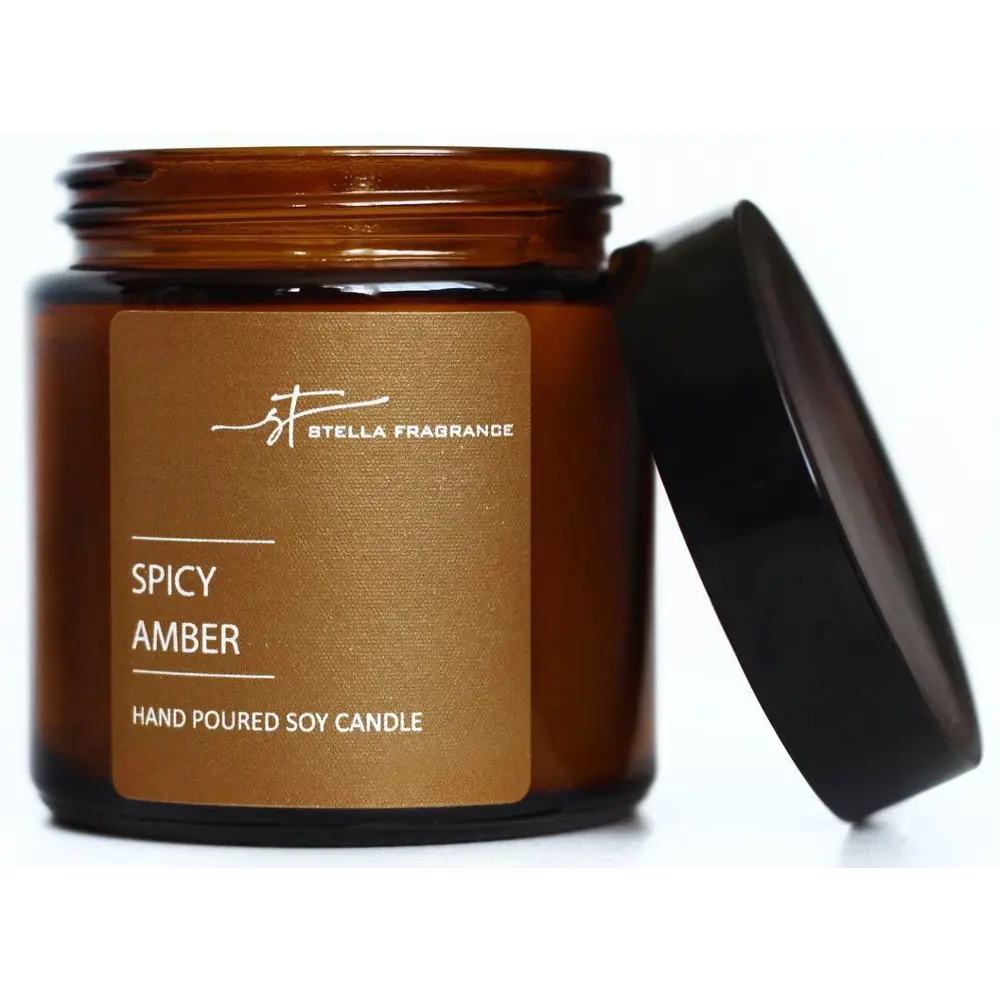 Свеча ароматизированная в стакане Spicy Amber 7 см 89012472 STLM-2063482 STELLA FRAGRANCE 