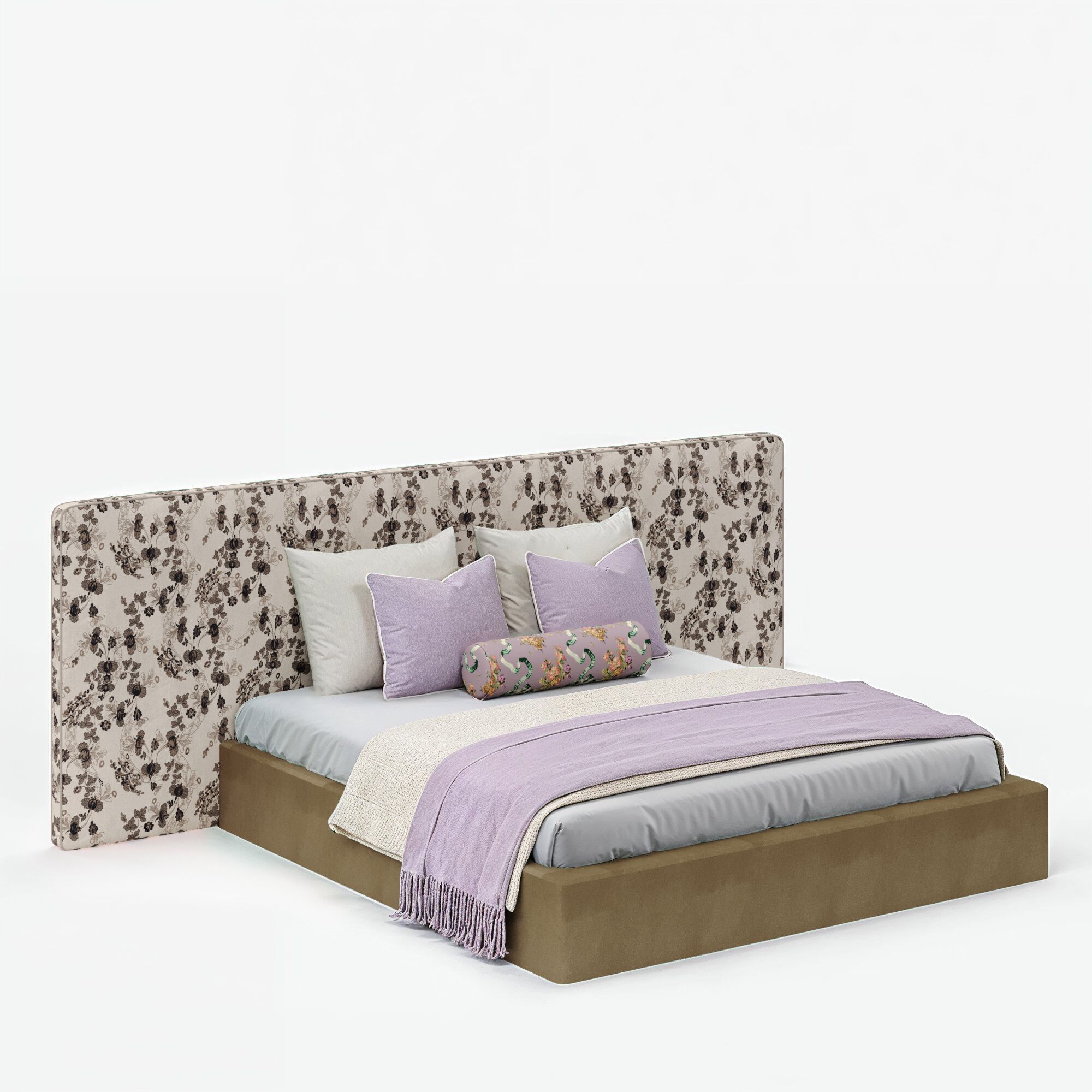 Двуспальная мягкая кровать из ткани Marianna Piccolo Alicia ARCH-00047720 - Вид №4