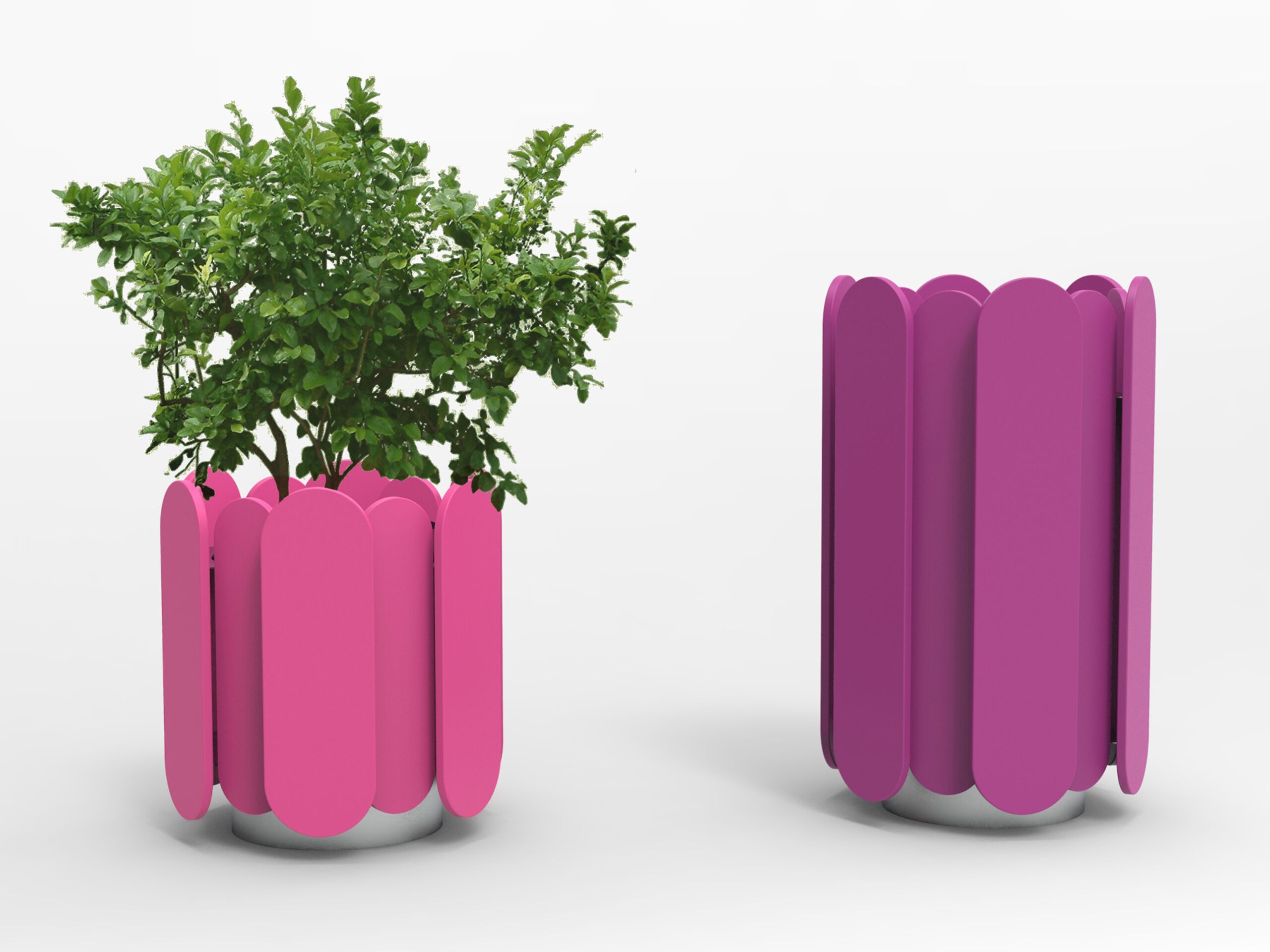 Круглый полиэтиленовый плантатор Donye Roll ARCH-00108423 - Вид №6