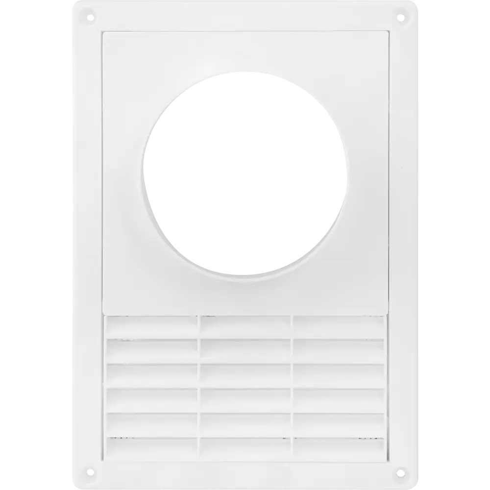 Решетка вентиляционная с фланцем Awenta T-68, 165х235 мм, цвет белый STLM-2110921 - Вид №1