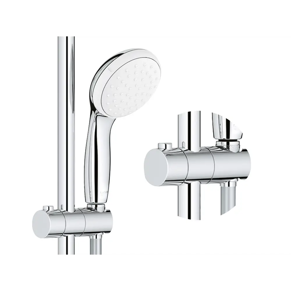 Душевая стойка Grohe Vitalio Start Clova 2 режима с термостатом 82559325 STLM-2188499  - Вид №3