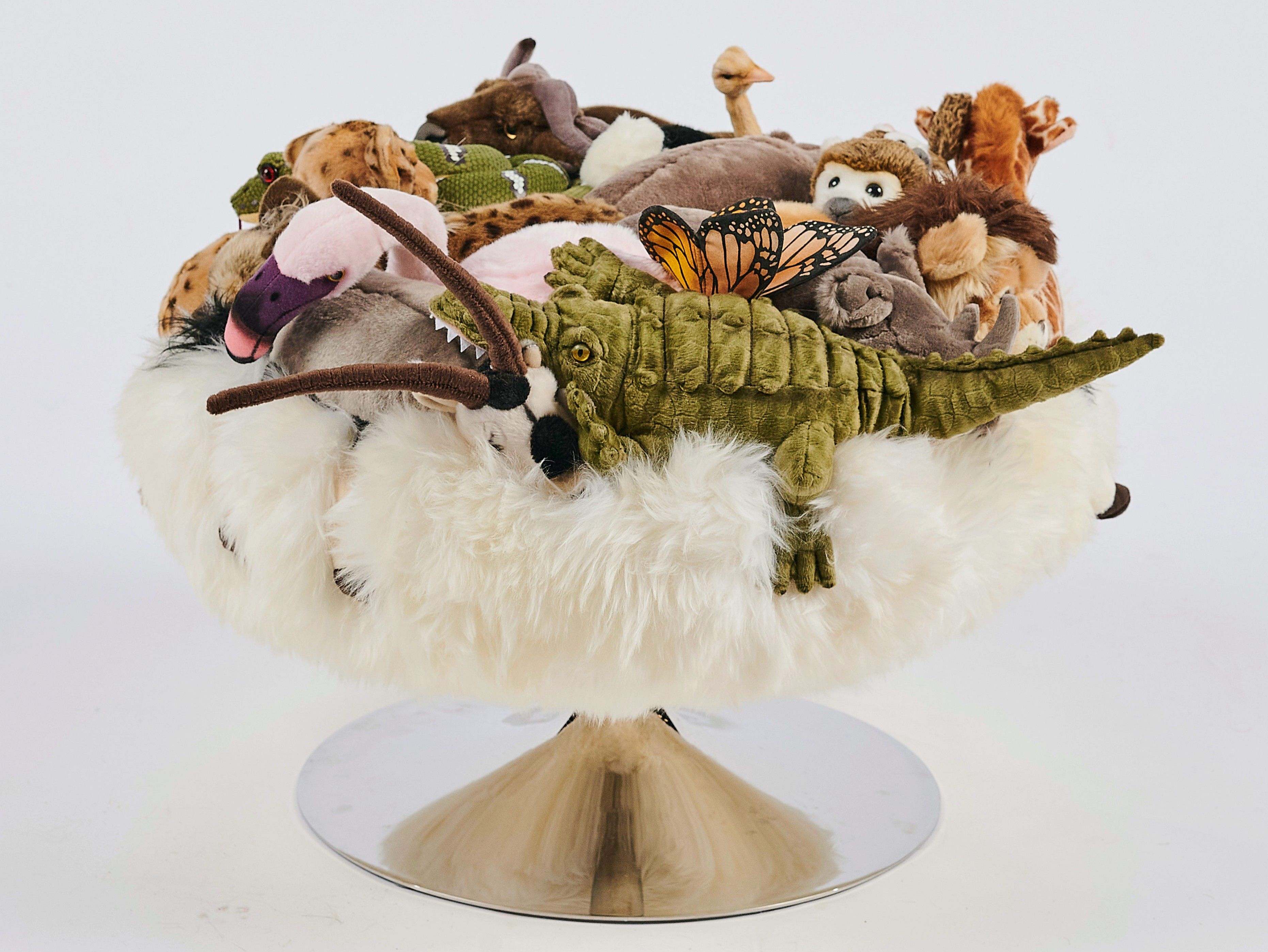 Полиэстер круглый пуф APCOLLECTION Африканское сафари ARCH-00037614 - Вид №3