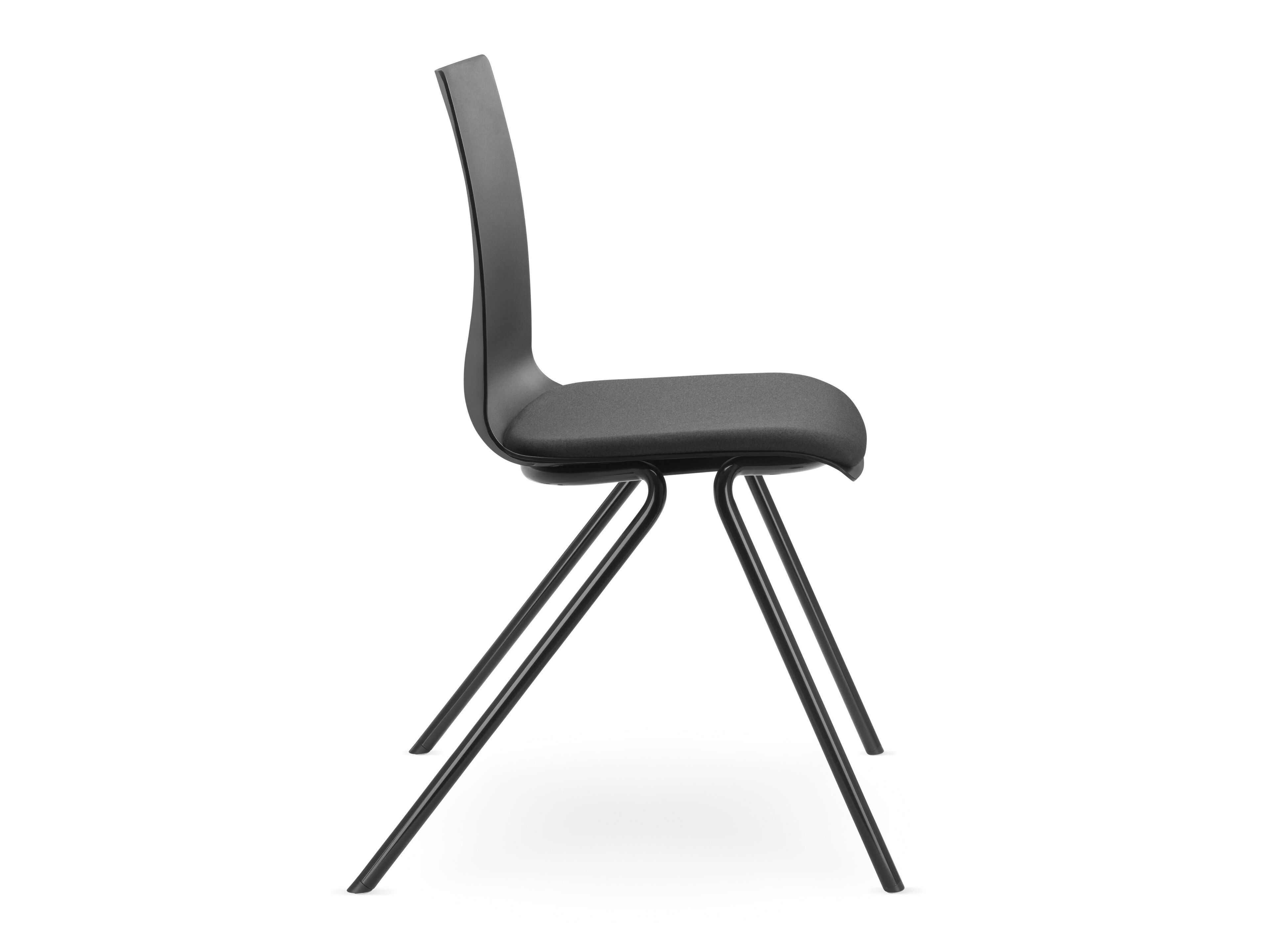 Пластиковый штабелируемый стул для конференций с мягким сиденьем LD Seating Evo ARCH-00150365 - Вид №2