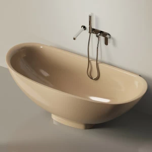 Flaminia IO e SI Ванна пристенная 165 см коричневая IOS70.7503