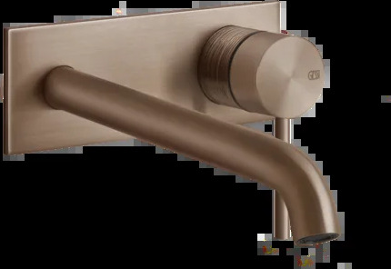 Смеситель для умывальника 54390 708 Gessi Gessi316 МЕДНЫЙ МАТОВЫЙ PVD