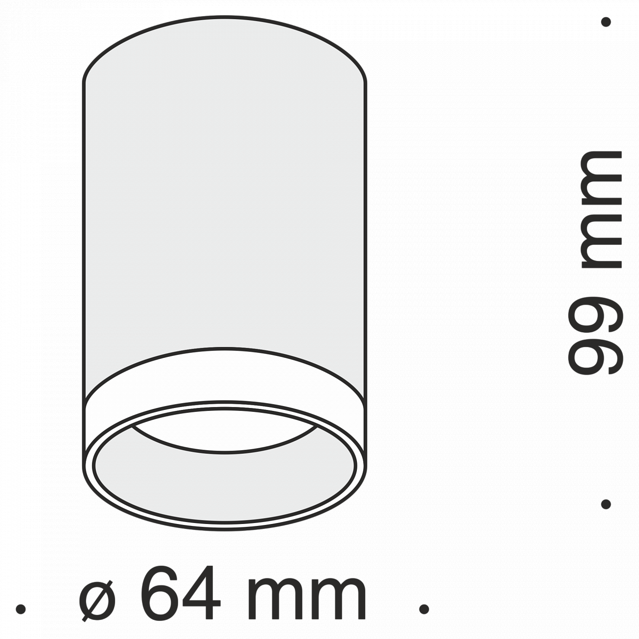 Спот потолочный светодиодный 10 см черный Pauline C008CW-01B TECHNICAL CEILING & WALL 00-3956986 Черный  - Вид №1