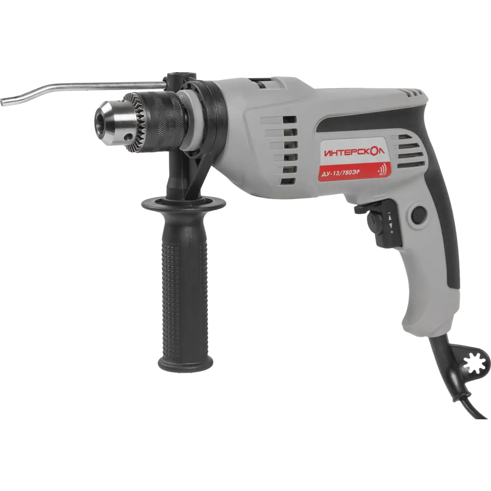 Ударная дрель Интерскол ДУ-13/780ЭР с держателем для второй руки 11751651 STLM-0001474 - Вид №2