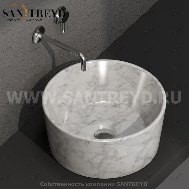 FO035MC Накладная раковина на столешницу  круглая Ceramica Globo 