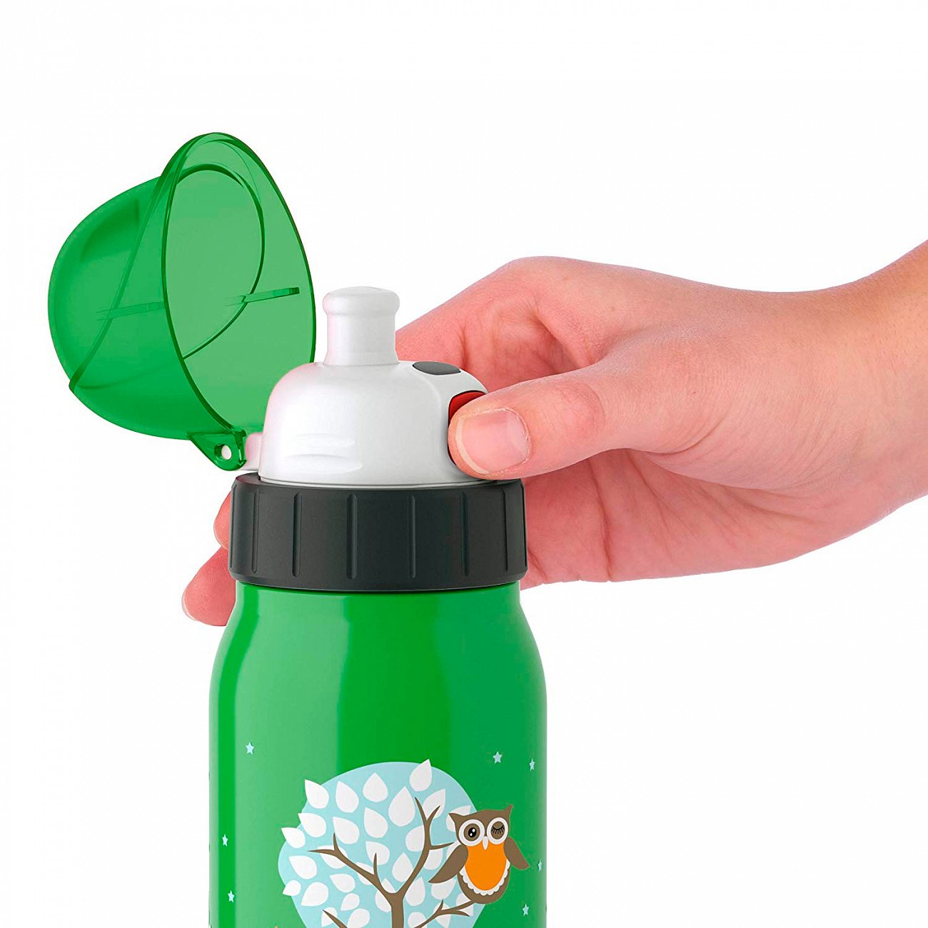 Термофляжка детская зеленая 0,35 л Iso2Go "Лес" EMSA ДИЗАЙНЕРСКИЕ 00-3951787 Зеленый  - Вид №1