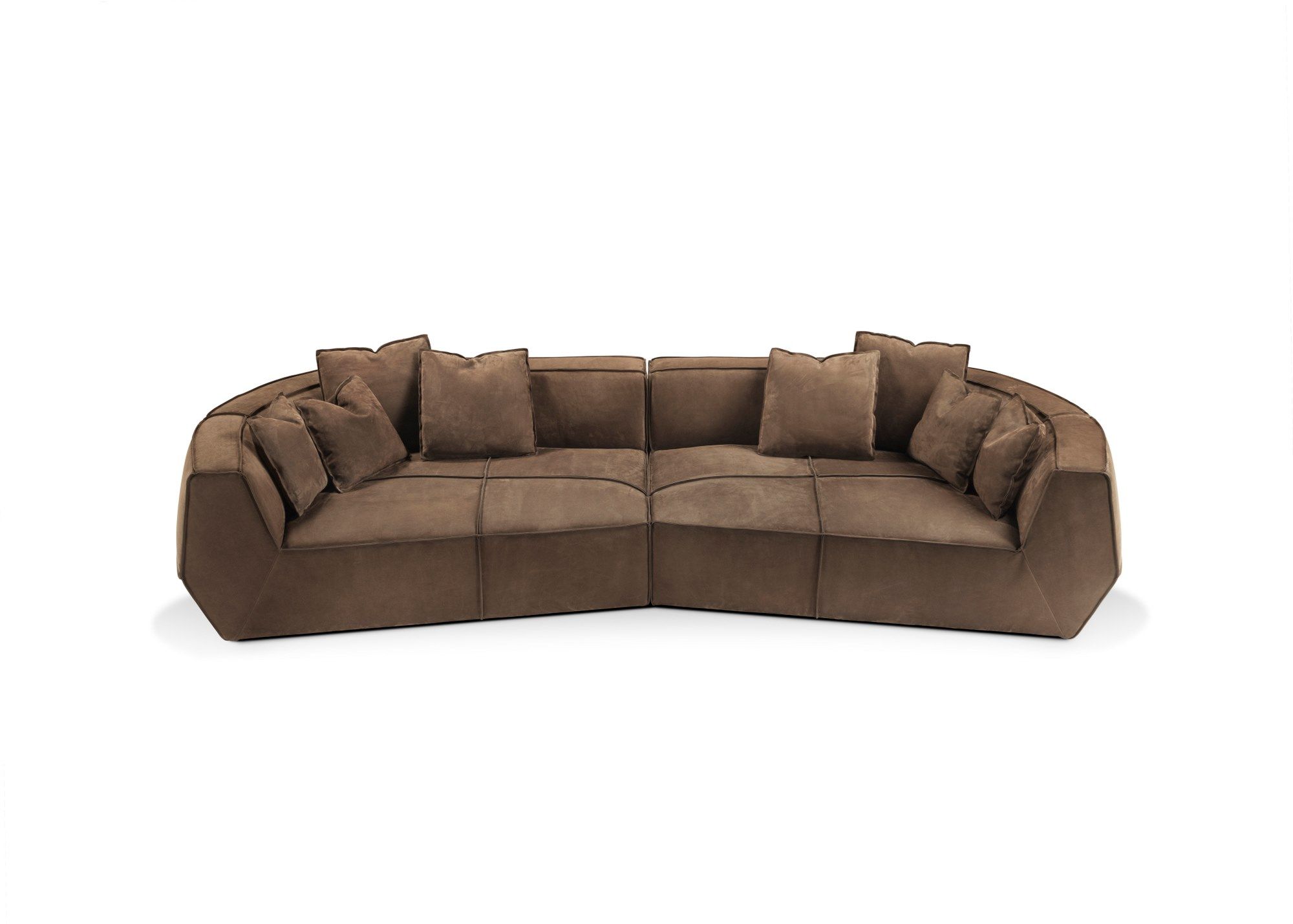 Кожаный изогнутый диван GHIDINI1961 Infinito ARCH-00089399 - Вид №10