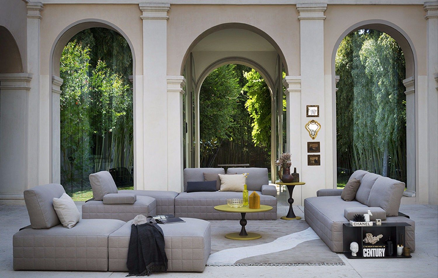 Угловой диван с журнальной стойкой BODEMA SHANGHAI ARCH-00143450 - Вид №11