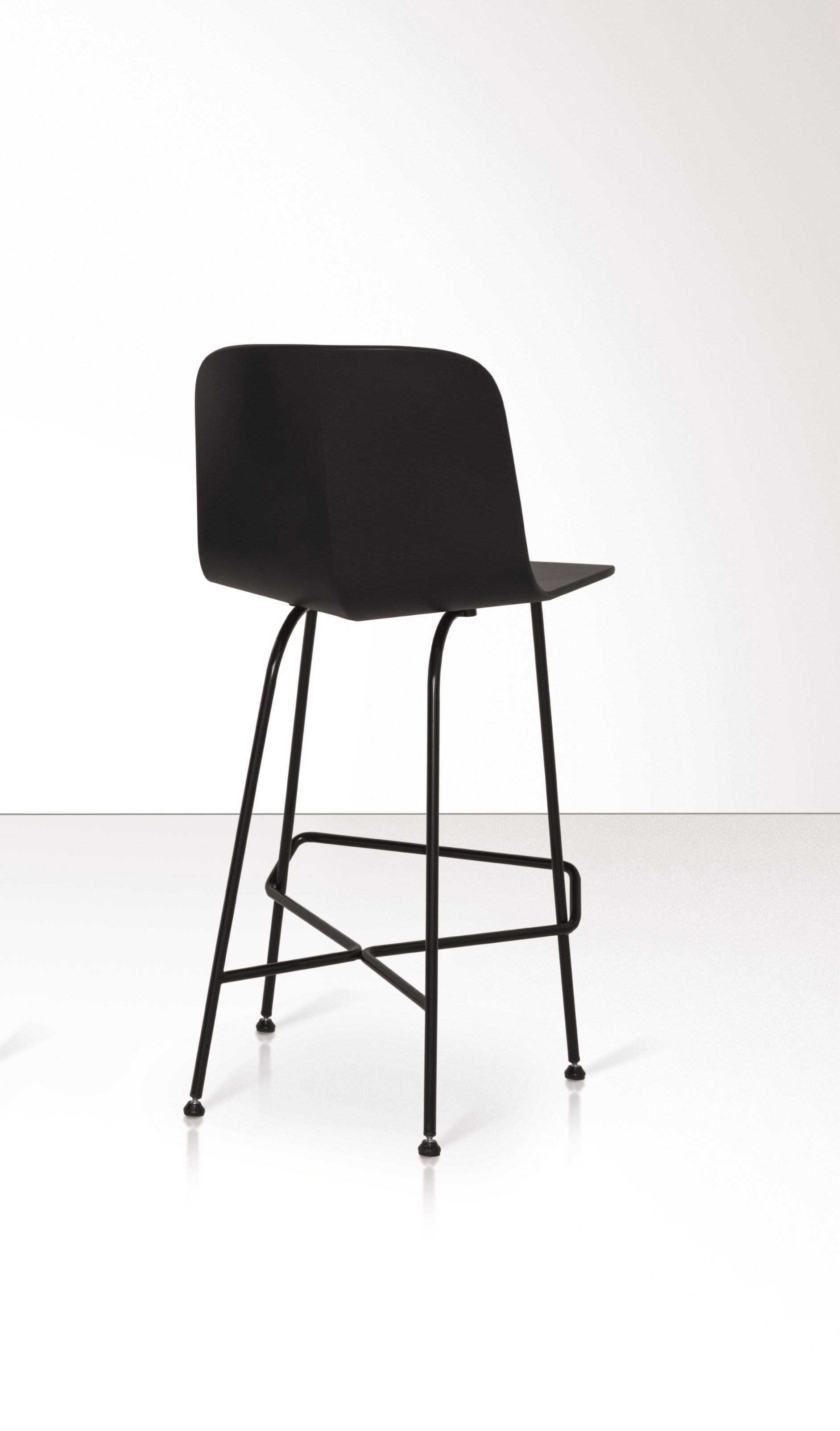 Высокий стул из стали и дерева PIAVAL Herringbone-Contract ARCH-00126750 - Вид №1