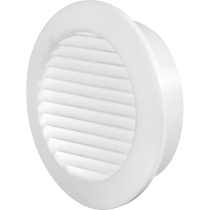 Решетка дверная вентиляционная Awenta T-73, D45 мм, цвет белый, 2 шт