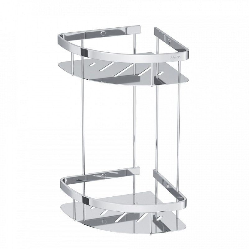 A7454200 Полка для душа угловая двухъярусная хром AM.PM Sense L 