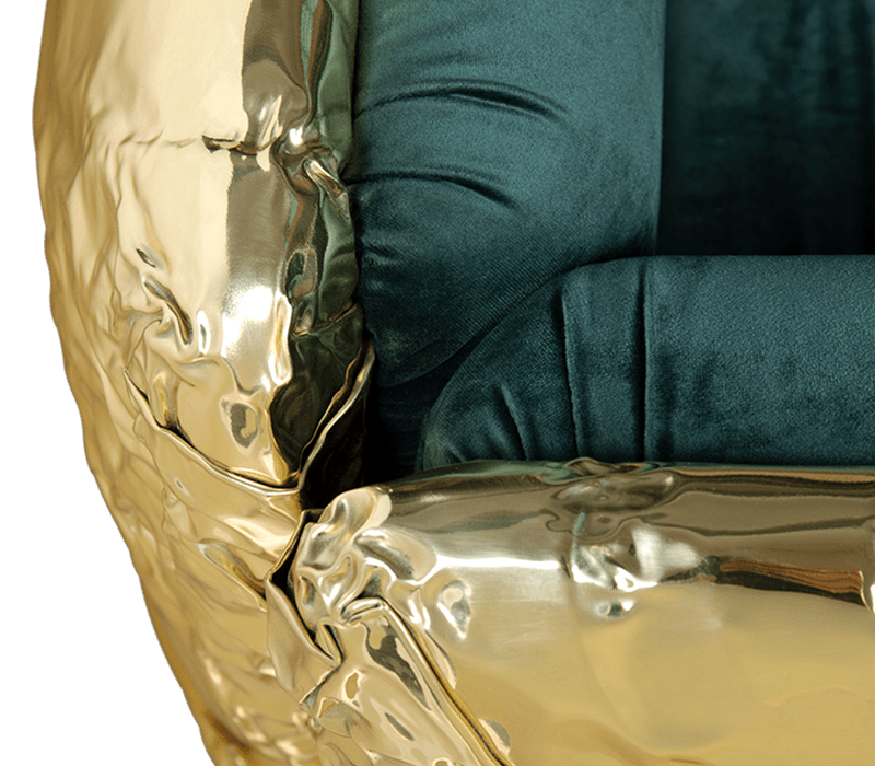 0-100 Несовершенное зеленое кресло Boca Do Lobo  - Вид №12