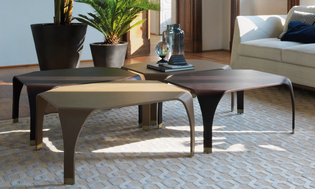 Кожаный низкий журнальный столик OAK Милан ARCH-00132857 - Вид №3