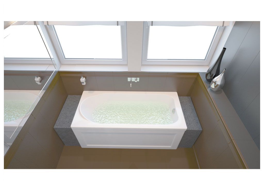 Акриловая ванна Aquanet West 170x70 (каркас + смеситель Aquanet Practic 2 AF111-63B) 002397570018355700216780 - Вид №5