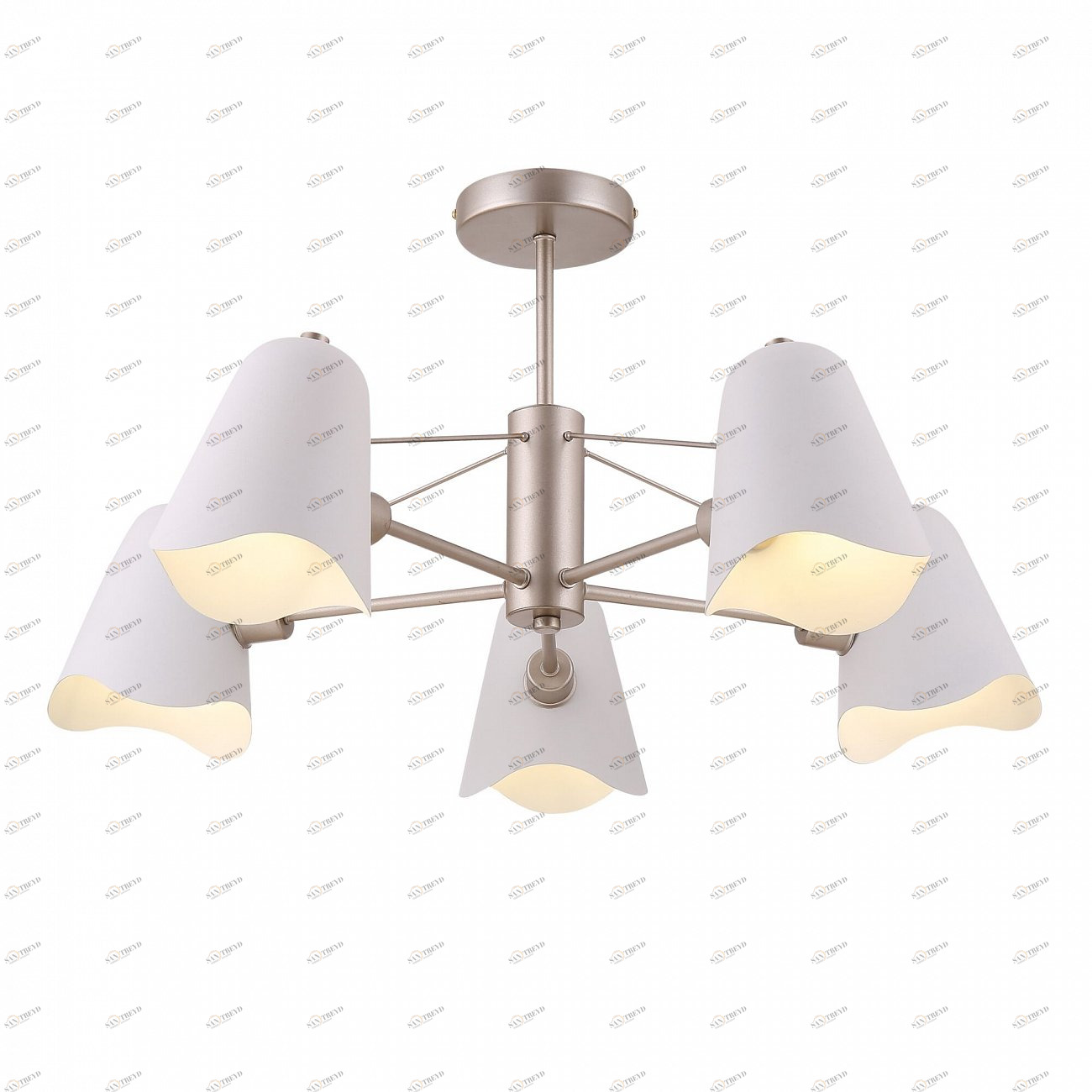 Люстра подвесная золото Manon 05S FREYA MODERN 00-3956372 Золото