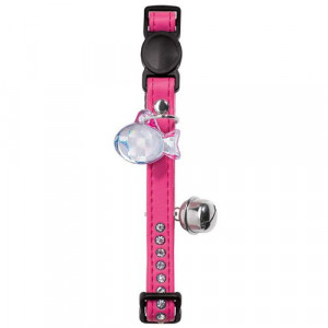 Т00020205 Ошейник для кошек Smart Modern Art Lux.роз/бел HUNTER