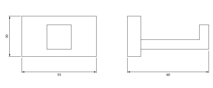 Вешалка для полотенец из латуни OMNIRES Лугано ARCH-00133059 - Вид №2