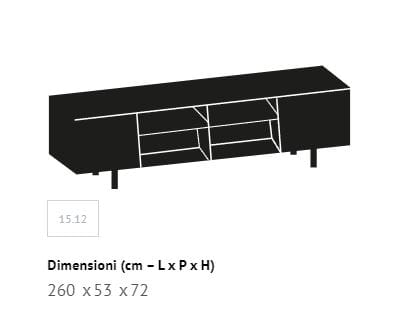 Деревянный шкаф с распашными дверцами и ящиками Bontempi Casa AMSTERDAM ARCH-00013550 - Вид №3