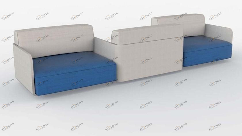 Manufatti Viscio Модульный диван с огнестойкой обивкой Air sun-id-1417286