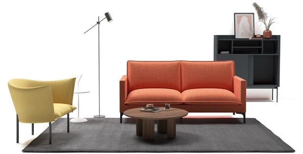 Grado Design 2-местный тканевый диван Cover Cov-sf-02 - Вид №3