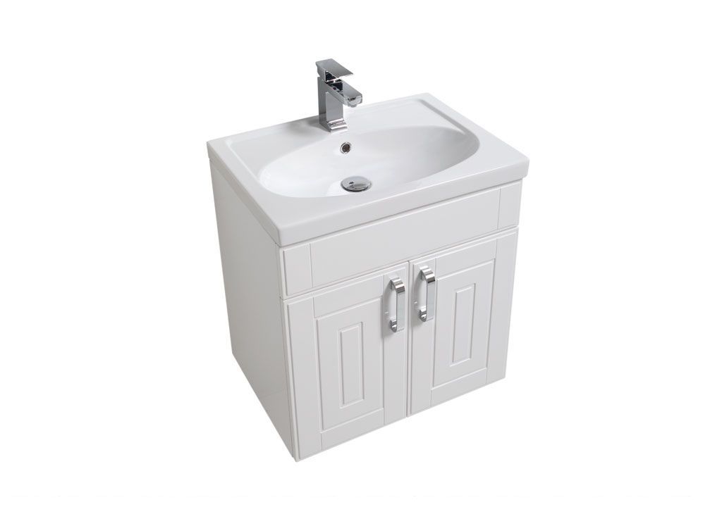 Тумба под раковину Aquanet Рондо 60 белый (2 дверцы) sun-id-275433 - Вид №3