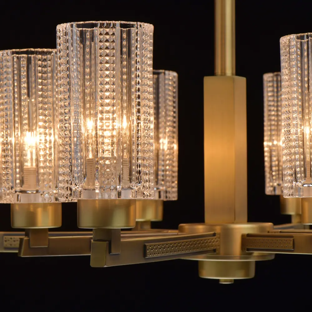 Люстра подвесная «Альгеро», 8 ламп, 16 м², цвет золото MW-Light STLM-2014782 - Вид №5