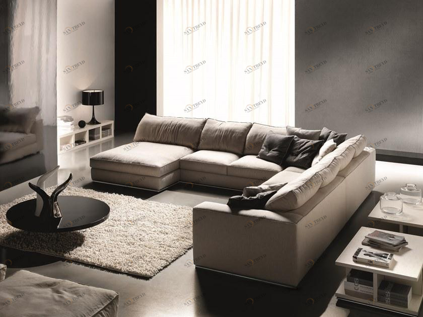 Former In Italia Модульный угловой диван из ткани Hermes sun-id-1496877