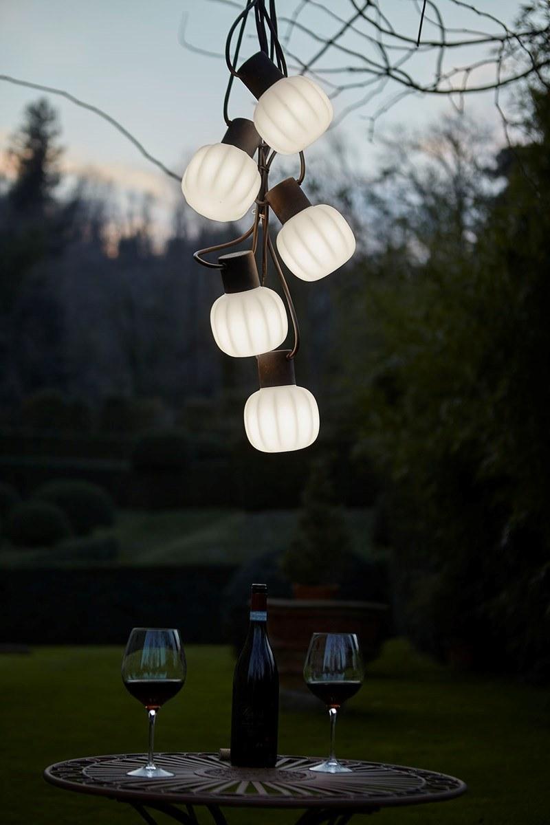 Martinelli Luce Подвесной светильник для уличного освещения из смолы Kiki 21004 - Вид №8