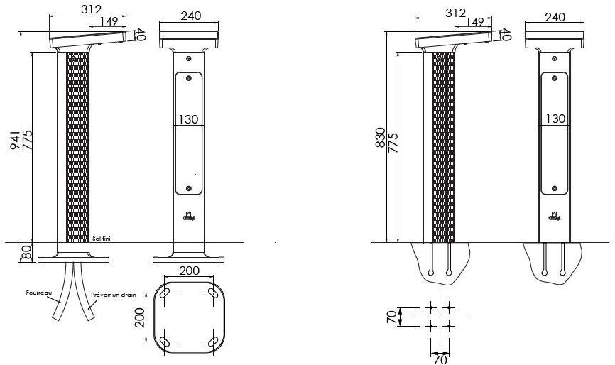 GHM-ECLATEC Столбик с подсветкой Pixel sun-id-1510901 - Вид №6