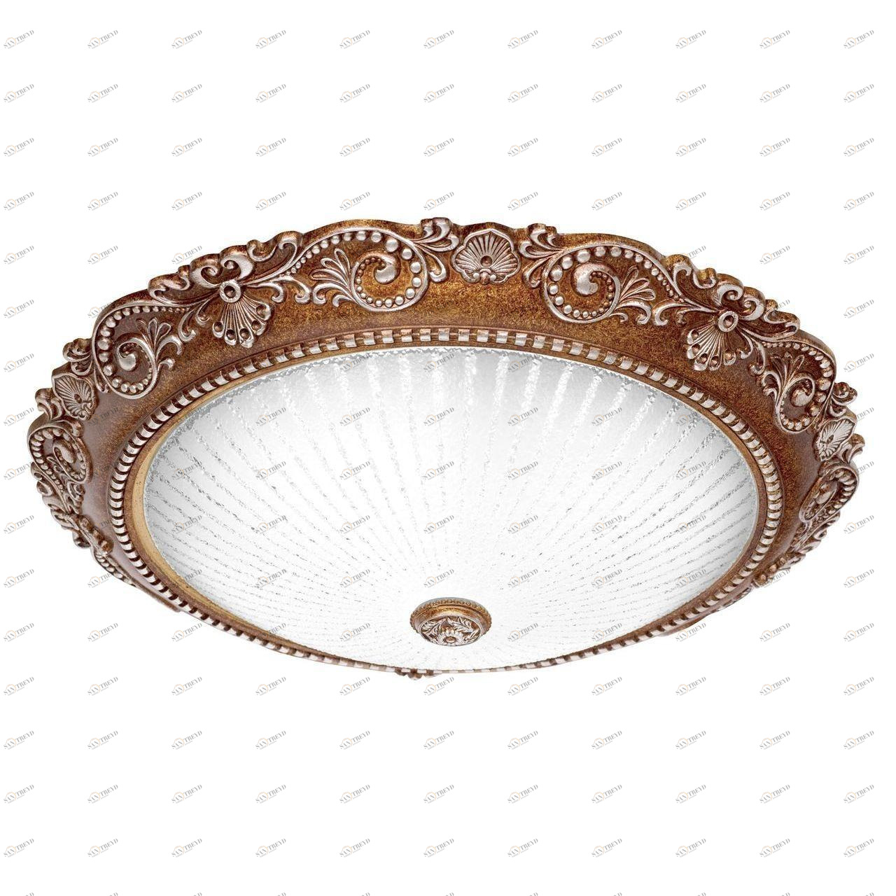 Потолочный светодиодный светильник Silver Light Louvre 833.39.7 SILVER LIGHT LOUVRE BROWN CLEAR 204300 Белый;бронза 
