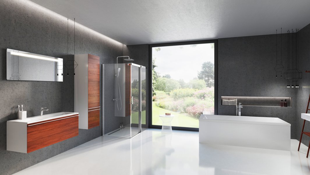 Тумба под умывальник SD 1000 Clear белая/белая Ravak X000000759 - Вид №7