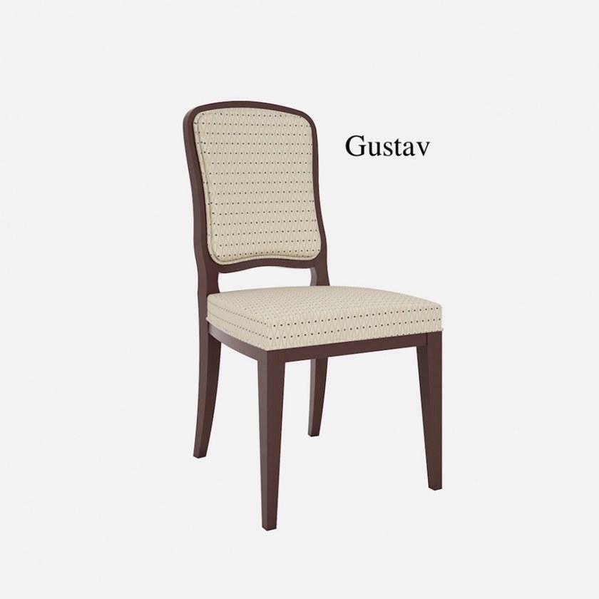 SELVA Стул из бука с обивкой  1614  - Вид №4