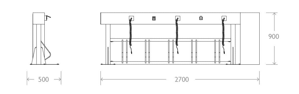 Зарядная станция для электровелосипеда EUROCOMITALIA E-BIKE ARCH-00150153 - Вид №2