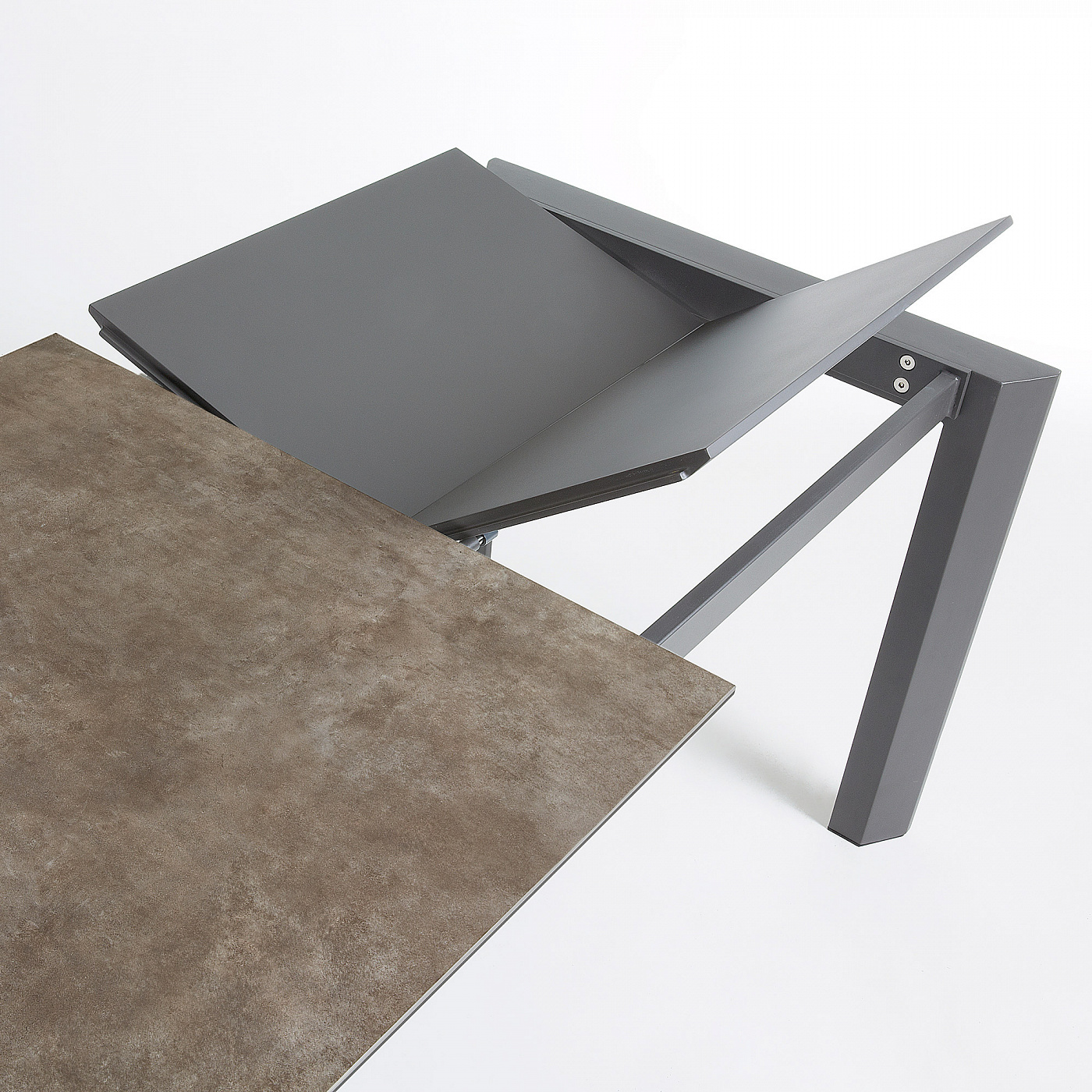 055268 Стол Atta 140 (200) x90 графит керамика La Forma Axis - Вид №1