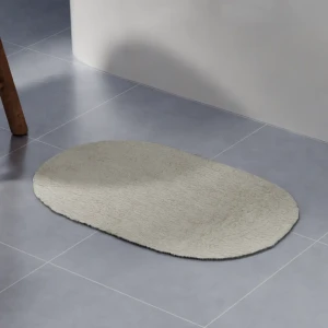 Коврик для ванной SWENSA Terni овальный кремовый 40x60 см 89392221