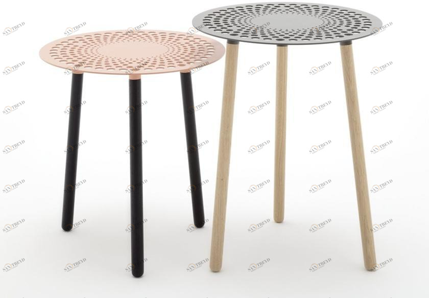 Rolf Benz Круглый высокий журнальный столик sun-id-1449211