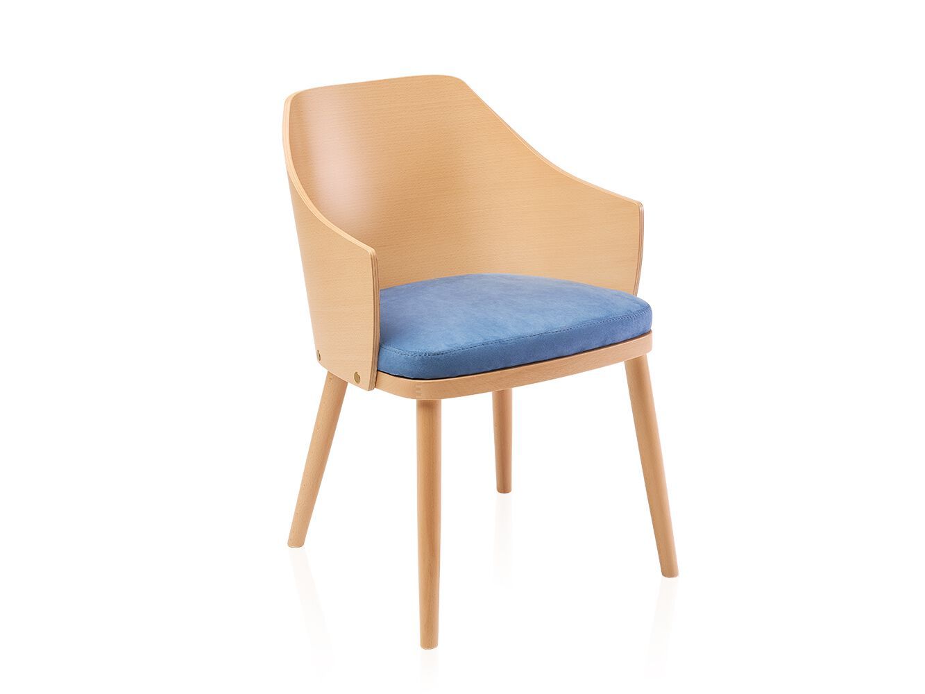 Деревянный стул с подлокотниками Vela Arredamenti Bras ARCH-00074225