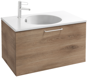 EB2512-R6-E10 Тумба под столешницу 80 см, 1 верхний ящик, белая ручка JACOB DELAFON ODÉON RIVE GAUCHE