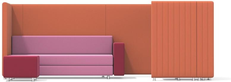 Adrenalina Модульный диван из ткани в современном стиле для контрактного использования Maji sun-id-1367574 - Вид №2