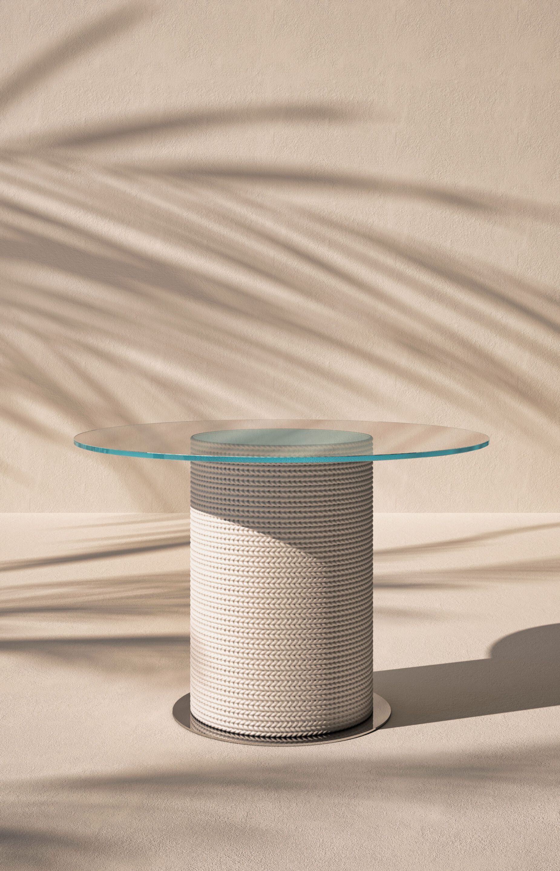 Садовый стол из полиуретана и стекла Galbiati Outdoor Alpemare Collection ARCH-00049904 - Вид №1