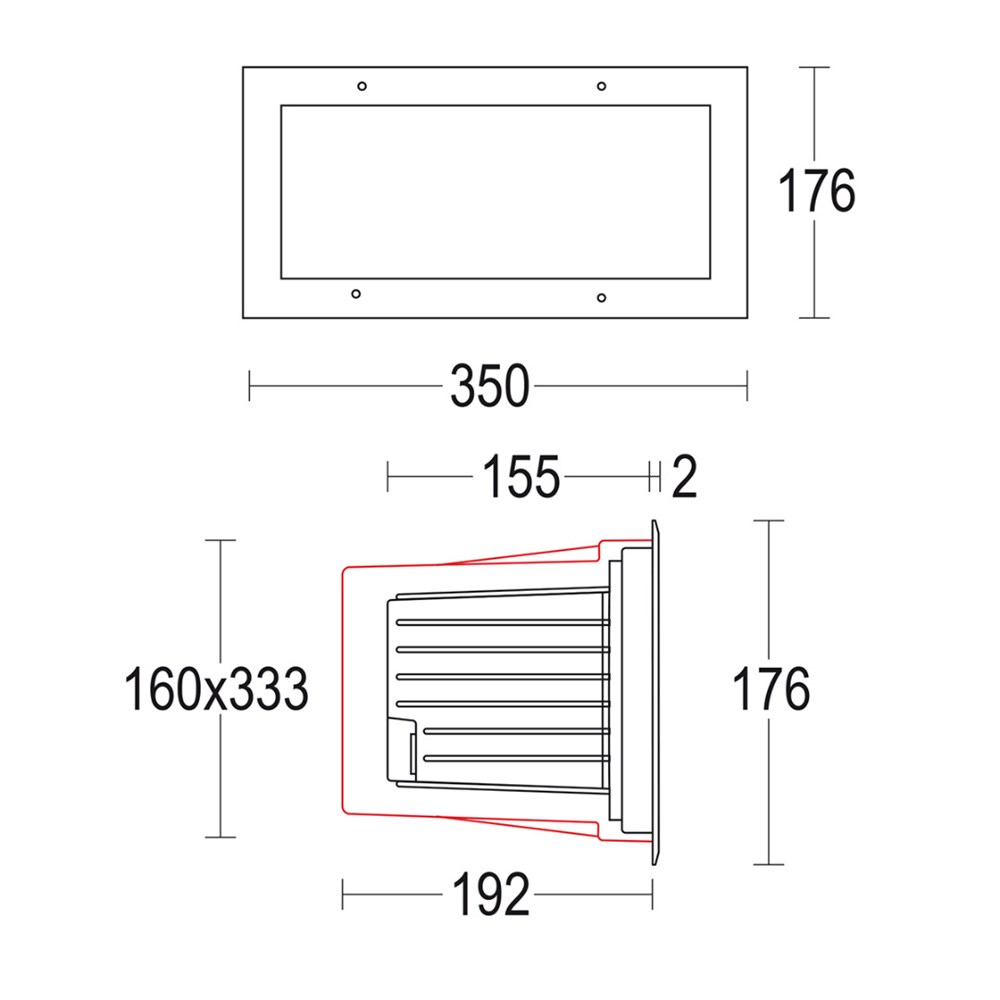 MaxiMargin Wall Ghidini Margin Wall .15 Нержавеющая Сталь  - Вид №1
