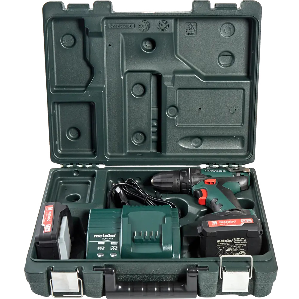 Дрель-шуруповерт аккумуляторная Metabo BS 14.4, 602206550, 14.4 В Li-ion 2x1.5 Ач 82366354 STLM-2167673  - Вид №5