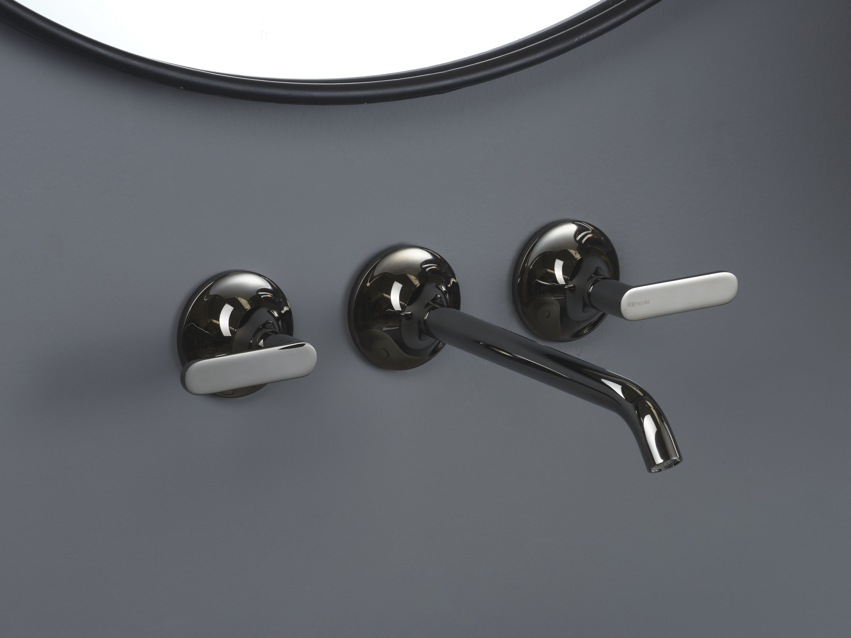Настенный смеситель для раковины с 3 отверстиями Ritmonio Diametro35 Elegance ARCH-00147018 - Вид №1